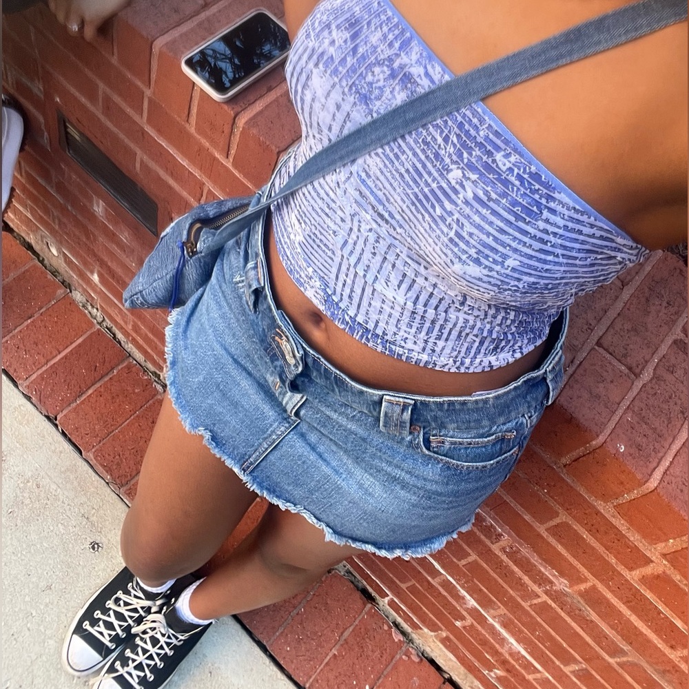 Denim Mini Skirt